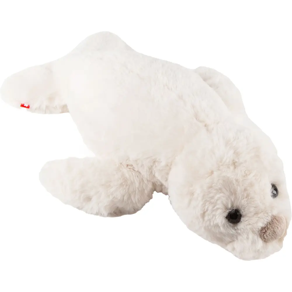 sigikid plush seal cuddly toy extra soft white for kids