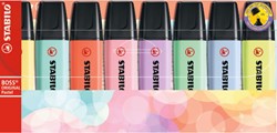 STABILO BOSS ORIGINAL Pastel - Markeerstift - Set 8 Stuks