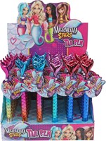 Van Manen mermaid pen with shiny tail and rainbow colors-3