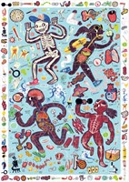 Banana Panda Observation puzzle My Body - 204 pieces-2