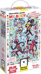 Banana Panda Observation puzzle My Body - 204 pieces