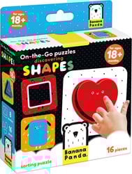 Banana Panda On-the-Go Puzzle Discover Shapes 18m+