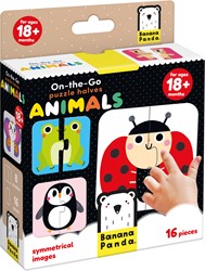 Banana Panda On-the-Go Puzzle half animals 18m+