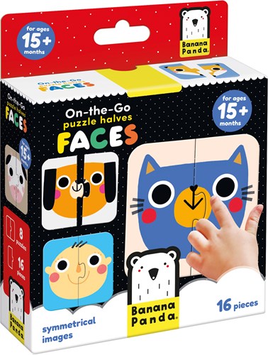 Banana Panda On-the-Go Puzzle Half Faces 15m+