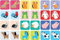 Banana Panda super size memo game farm animals 2+-2