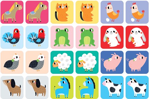 Banana Panda super size memo game farm animals 2+-2