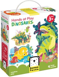 Banana Panda Playing Hands Dinosaurs 3+