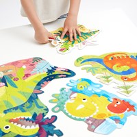 Banana Panda Playing Hands Dinosaurs 3+-3