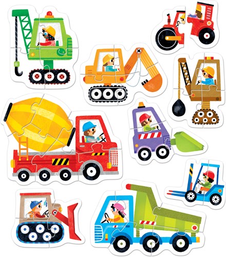 Banana Panda Step by Step Puzzle Vehicles 2+-2
