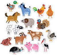 Banana Panda Step by step puzzle farm animals 18m+-2