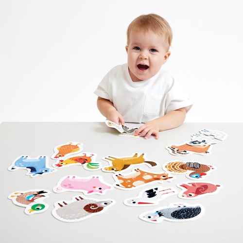 Banana Panda Step by step puzzle farm animals 18m+-3