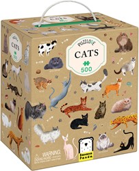 Banana Panda Puzzle love for cats - 500 pieces