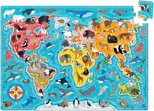 Banana Panda Puzzle love animals around the world (60 pcs)-2