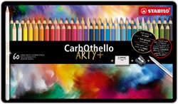 Stabilo CarbOthello pastel pencils set 60 colors - premium artist quality