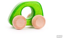 Bajo wooden mini car - toy car green sustainable