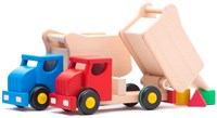 Bajo Wooden Tipper Educational Toy with Blocks - 26 cm-2