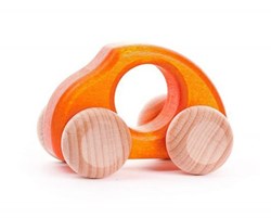 Bajo wooden car Beetle orange - sustainable toy for children