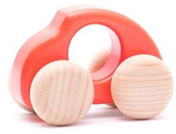 Bajo wooden car Beetle red - sustainable toy classic