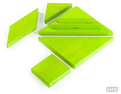 Bajo tangram puzzle - educational toy multicolor plastic