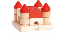 Bajo wooden stacking set - castle toy for children