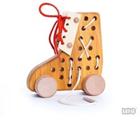 Bajo toy lacing shoe - educational lacing game for children