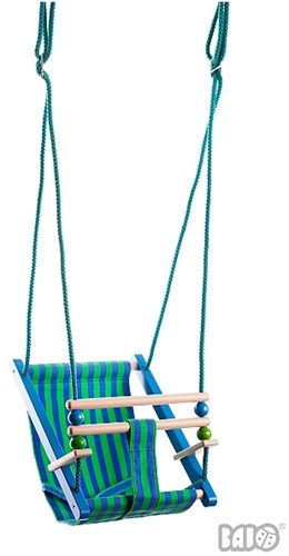 Bajo swing toddler swing wooden multicolor - swing seat