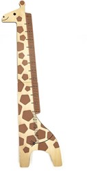 Bajo wooden growth chart giraffe - nursery decoration height ruler