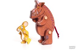 Bajo wooden Gruffalo & mouse play figures toy