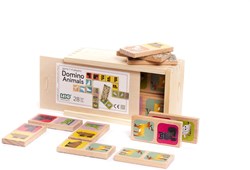 Bajo wooden domino animals - educational toy for children