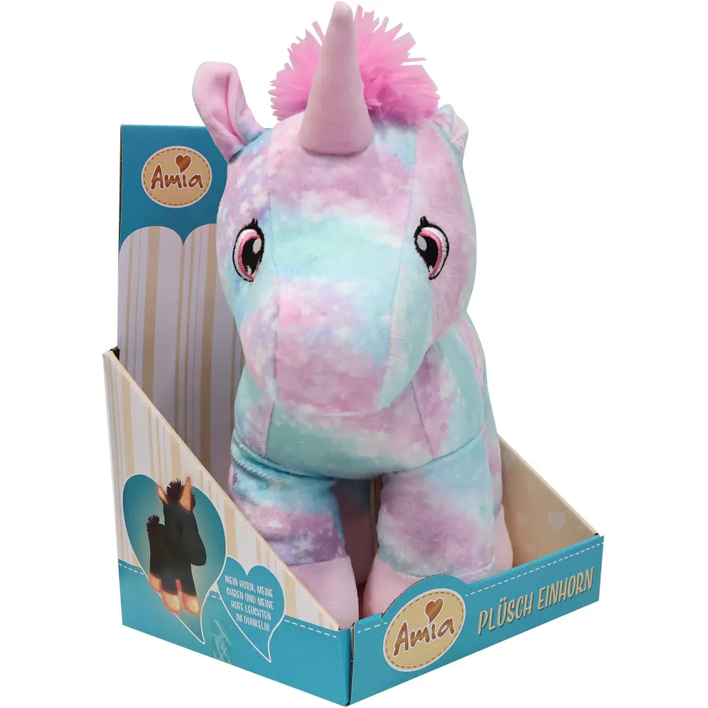 Amia plush unicorn Glow in the Dark cuddly toy 30 cm toy