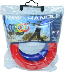 Knoop Kites flying ring red with 60Kg braided polyester thread