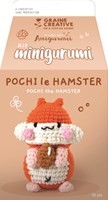 Graine Creative Amigurumi crochet kit hamster 10 cm DIY set-2