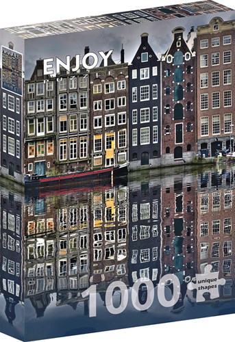 Enjoy Puzzle Amsterdam Canal Houses jigsaw puzzle - 1000 pieces