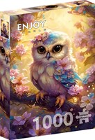 Enjoy Puzzle jigsaw puzzle Gentle Owl 1000 pieces - colorful toy