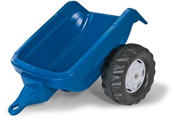 Rolly Toys trailer pedal tractor blue - outdoor toy vehicle