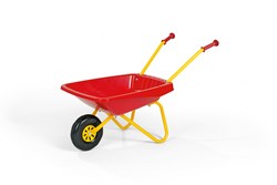 Rolly Toys wheelbarrow toy metal plastic red yellow for children