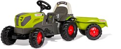 Rolly Toys pedal tractor CLAAS AXOS 240 with trailer - toy tractor