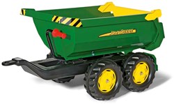 Rolly Toys trailer toy John Deere Halfpipe green - pedal tractor accessory