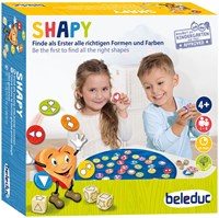 Beleduc Shapy wooden children's game - educational toy shapes colors