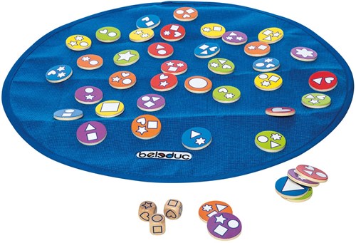 Beleduc Shapy wooden children's game - educational toy shapes colors-2