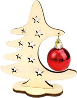 Beleduc wooden Christmas tree craft set with bauble - creative toy