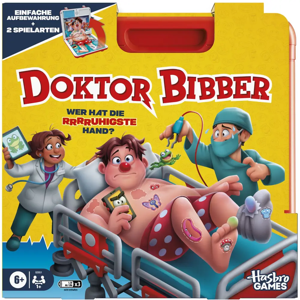 Hasbro board game Doctor Bibber - classic family game for kids