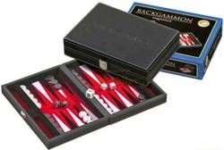 Philos Backgammon Suitcase Tinos Magnetic (Red)