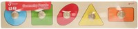 Classic World wooden shape puzzle educational toy for children-2