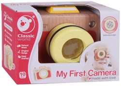 Classic World wooden toy camera for kids - kaleidoscope