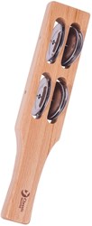 Classic World wooden tambourine musical instrument for children