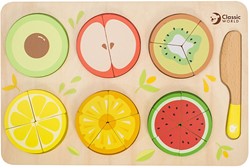 Classic World Houten Fruit Puzzel Breuken, 22dlg.