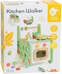Classic World Houten Loopwagen Keuken, 15dlg.