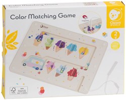 Classic World wooden educational color matching game ice cream magnetic