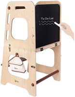 Classic World wooden learning tower and table - adjustable - educational toy 90cm
